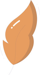 filled feathers icons wing and soft