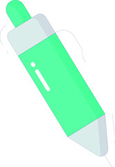 education icons ballpen  and ballpoint