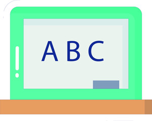 education icons whiteboard and teaching