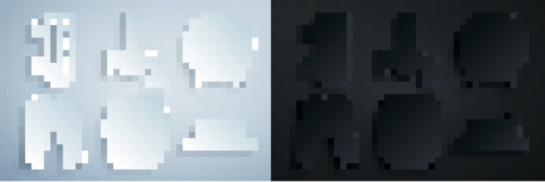 Set Wooden barrel, on rack with stopcock, Glass of beer, Oktoberfest hat, Beer tap and Street signboard inscription icon. Vector