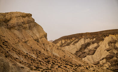 Landscape of tabernas desert, Almeria, Spain