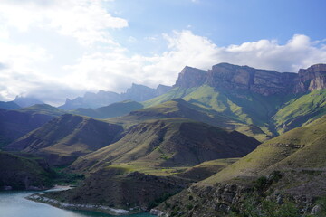 Beautiful lake in the mountains