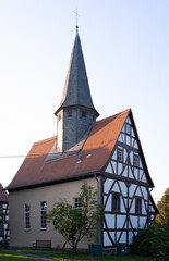 Fototapeta na wymiar Fachwerkkirche