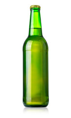 green beer bottle