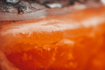 Macro View of Fish Scales Salmon Rainbow Trout. © Konrad