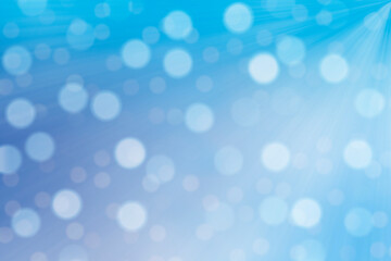 Blue Christmas background with bokeh