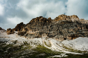 clouds over the mountains