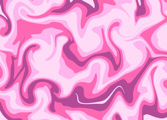 An illustration of abstract pink oil paint texture