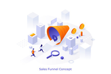 Fototapeta premium Isometric Vector Illustration