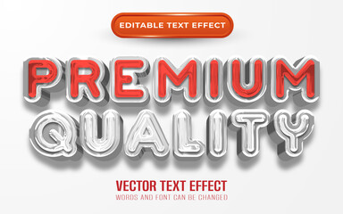 Premium quality editable text effect