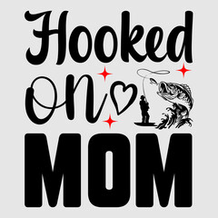 Hooked on mom.