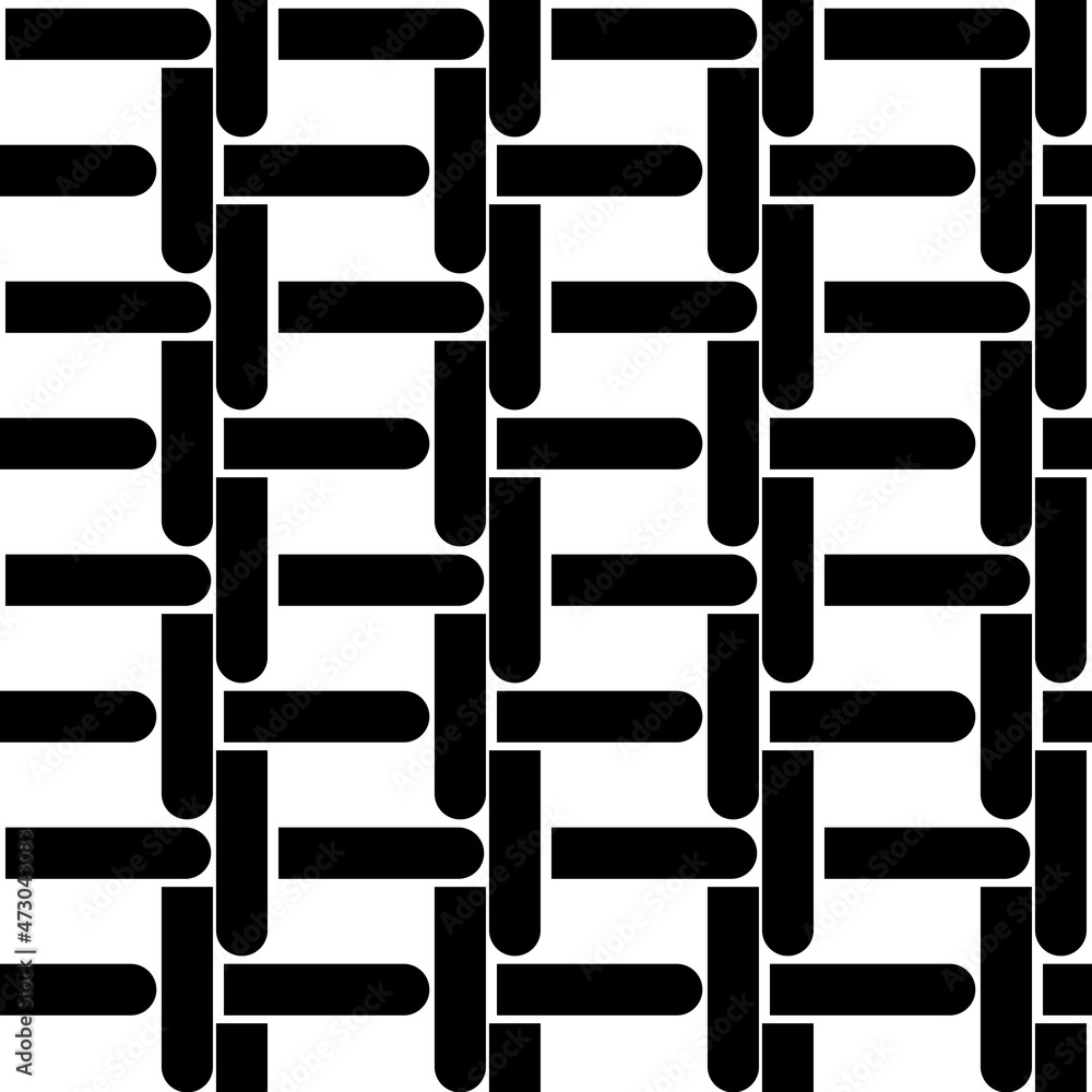 Poster black chain links, vertical and horizontal position. vector.