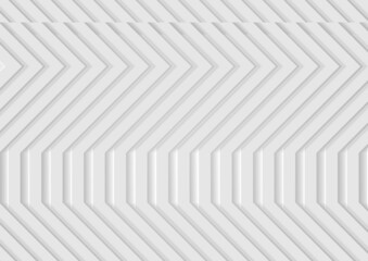 White technology paper stripes abstract background. Vector geometrical pattern design