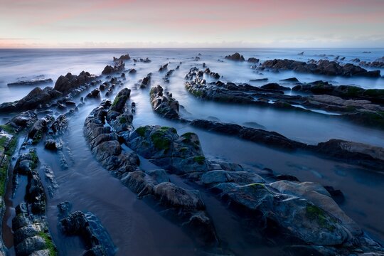 Beautiful coast in northern Spain near Bilbao.
Holiday concept