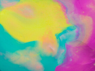 colorful abstract background with plasticine fingerprints.