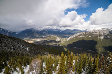 Cloudy day in the mountains