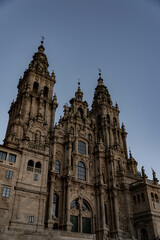Fototapeta na wymiar Fragmentos de la Catedral de Santiago de Compostela