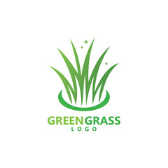 grass logo vector