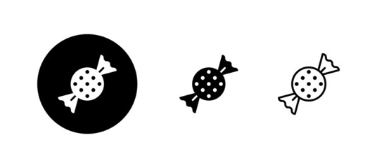 Candy icons set. candy sign and symbol.