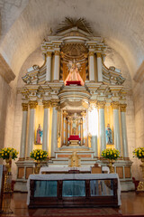 Fototapeta na wymiar Interior iglesia San Francisco Arequipa 