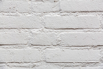 white brick wall grunge texture background