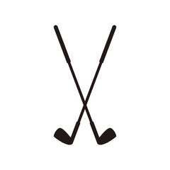 golf stick icon vector illustration design