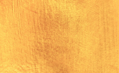 Shiny yellow leaf gold foil texture