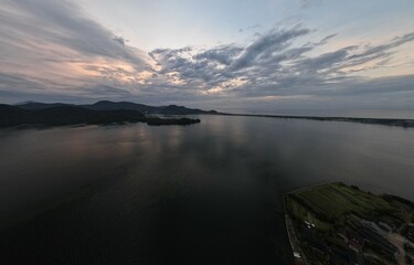 山陰海岸国立公園　京丹後市久美浜湾　小天橋と大明神岬