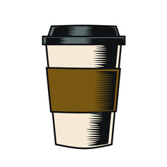 cup of coffee vector illustration