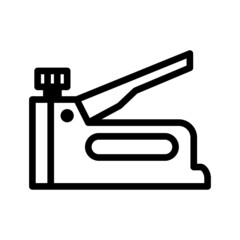 Stapler gun icon vector design template.