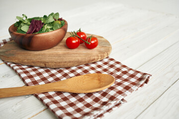 salad plate ingredients fresh food vegetables kitchen