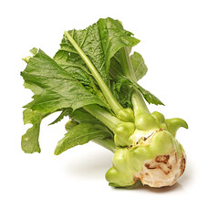preserved mustard on white background