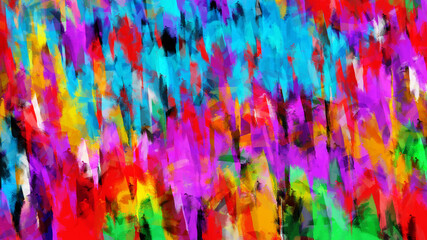 Abstract Painting Color Background. Modern Cover Design Texture. Dynamic Bright Vibrant Background.