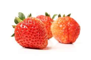 strawberry isolated over white background