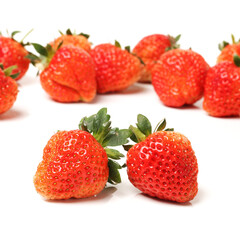strawberry isolated over white background