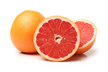 Fototapeta na wymiar grapefruit isolated on white