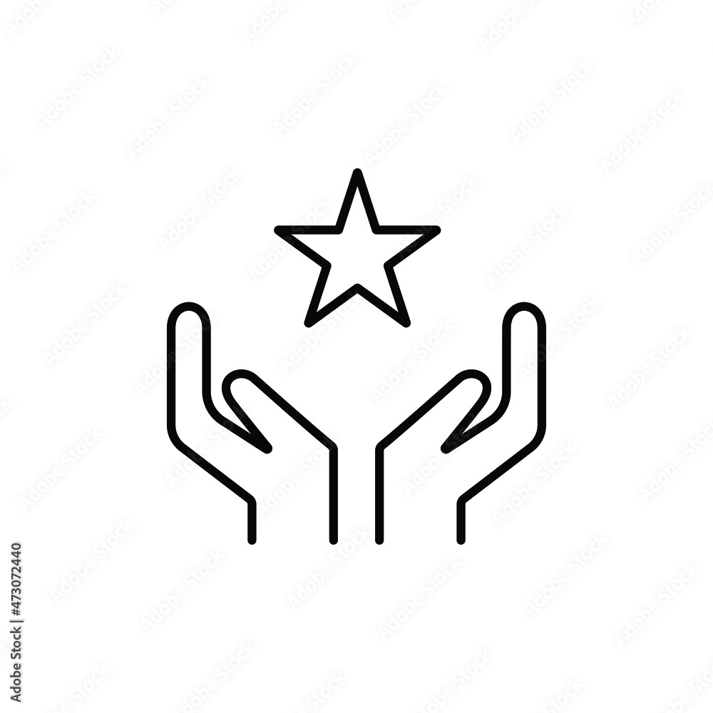 Poster an icon related to victory, awarding, rating, etc. editable element for ui ux website or mobile appl