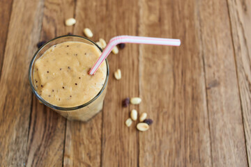 fruit cocktails vitamins detox organica Fresh wooden background