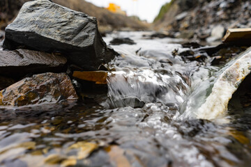 stream in the mountains