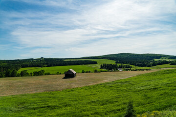 Obraz premium landscape with a barn