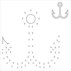 Fishing Hook Icon Connect The Dots M_2112001
