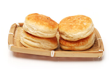 Sweetheart cake wife cake Hong Kong on white background