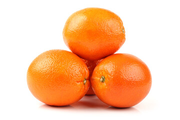 oranges isolated on white background