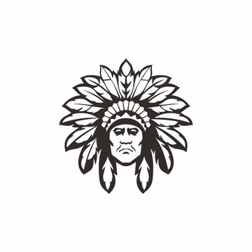 American Native logo design