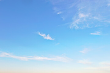 blue sky clouds background abstract skyline landscape nature paradise air