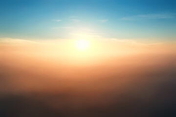 sunset sky gradient abstract sun light nature background