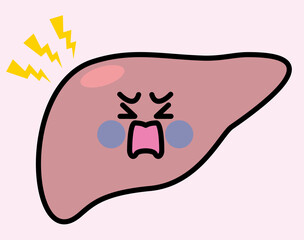 肝臓　キャラクター　急性肝炎