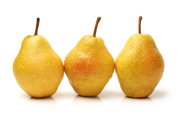 Tasty pear isolated on white background 