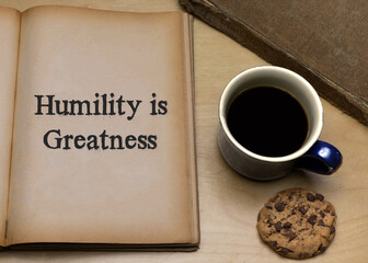 Humility is Greatness