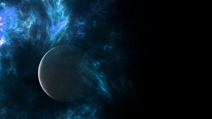 science fiction wallpaper. Beauty of deep space. Colorful graphics for background, like water...